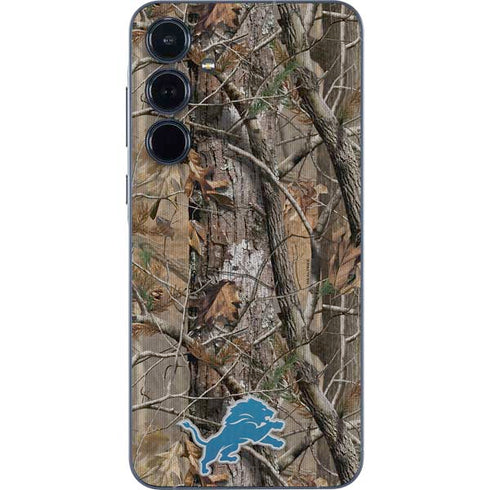 NFL Detroit Lions Realtree AP Camo Galaxy A55 5G Skin